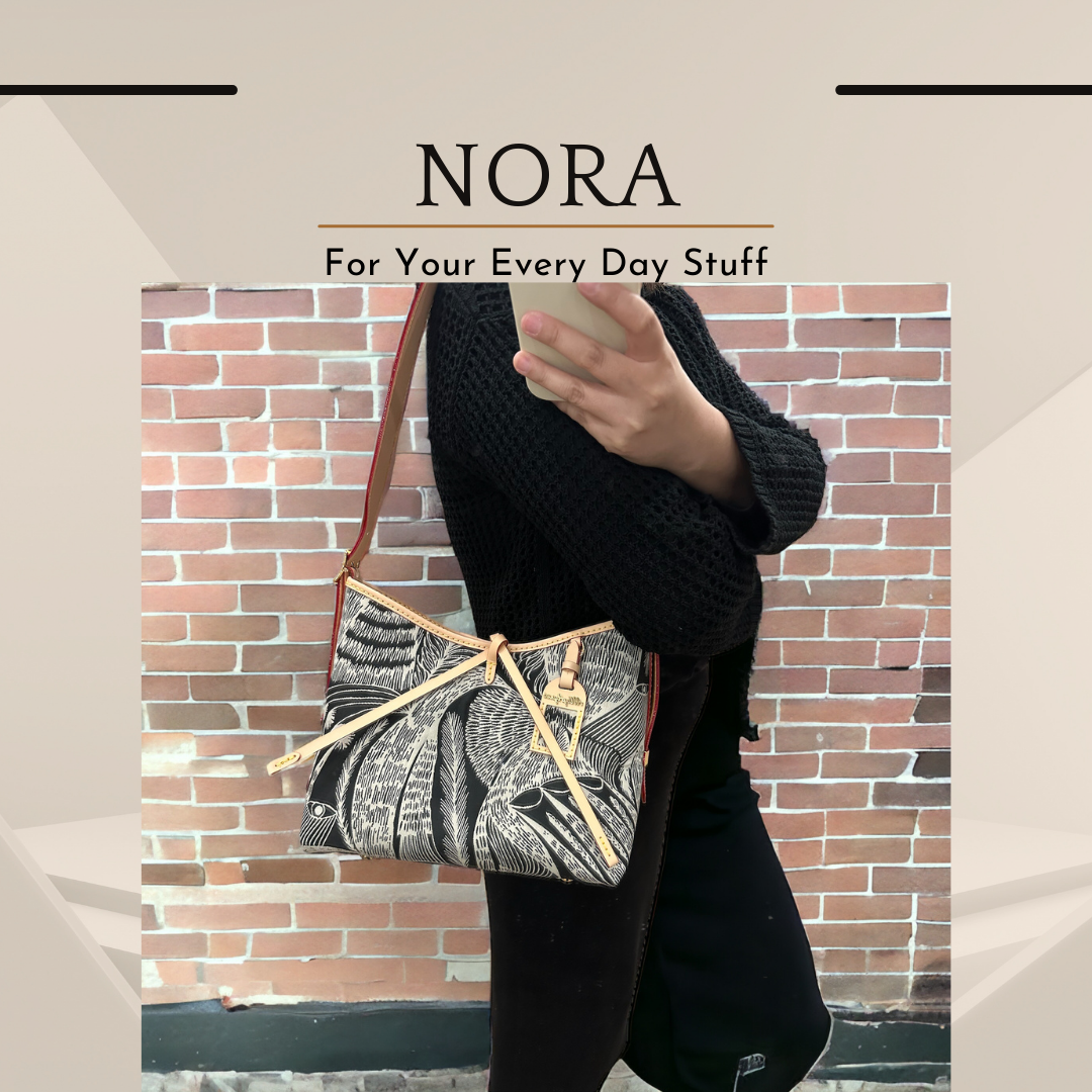 《手縫皮系列》 Nora bag - Purple Forest (@H…the corner寄賣)