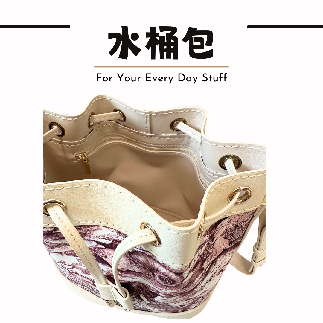 《手縫皮系列》Sheila Bag - Sea spirit Red/白皮 (H…the corner寄賣中)