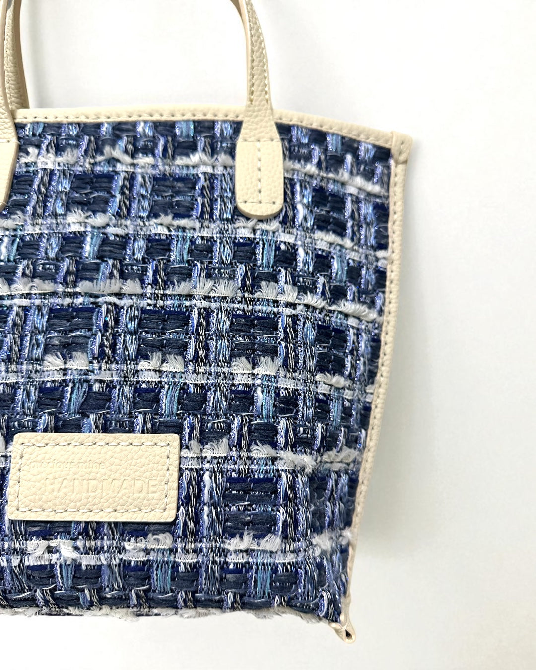 Tote bag - 藍白質感Tweed布(@H…the corner寄賣)