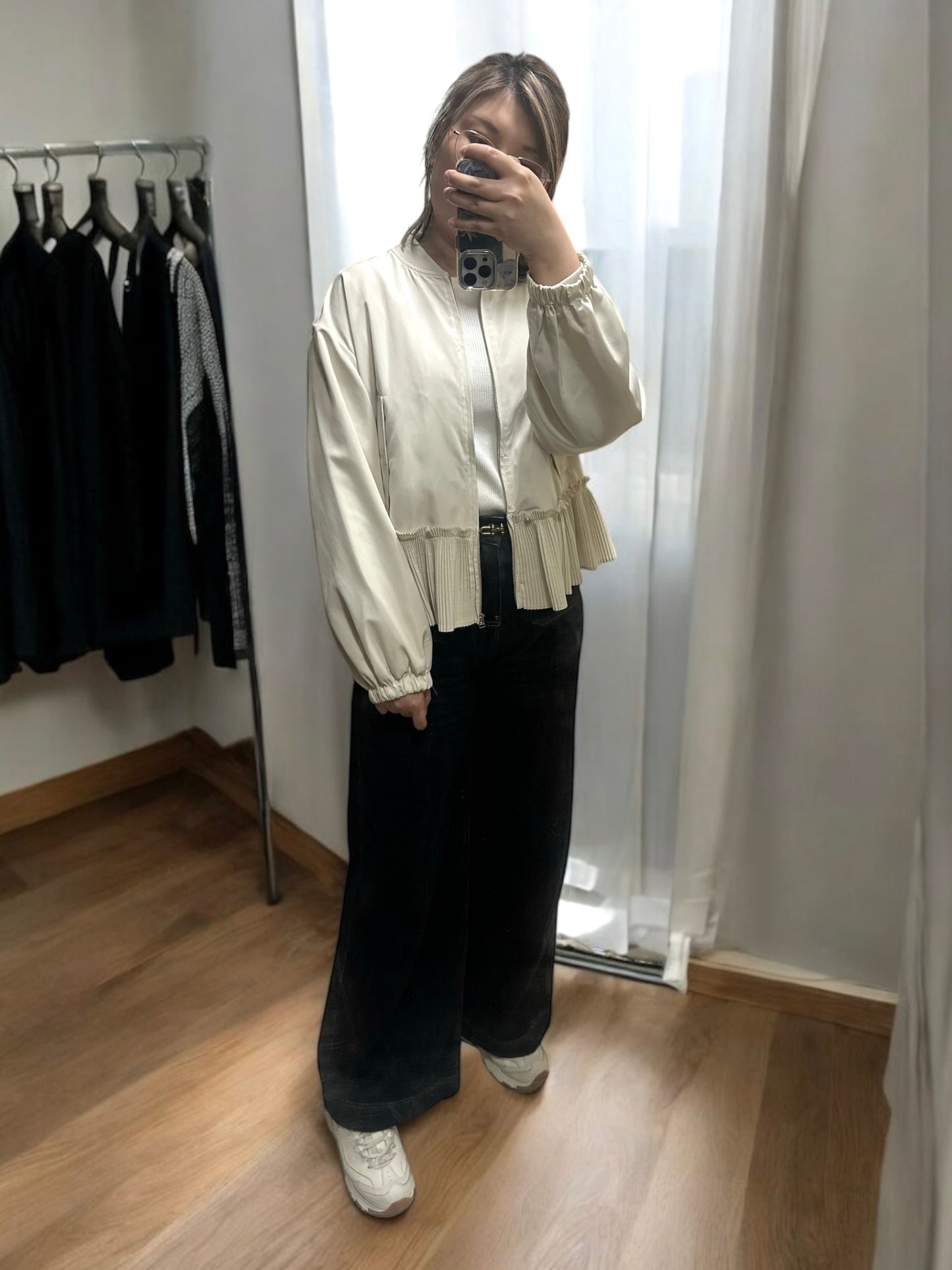 🇯🇵百褶設計棒球外套