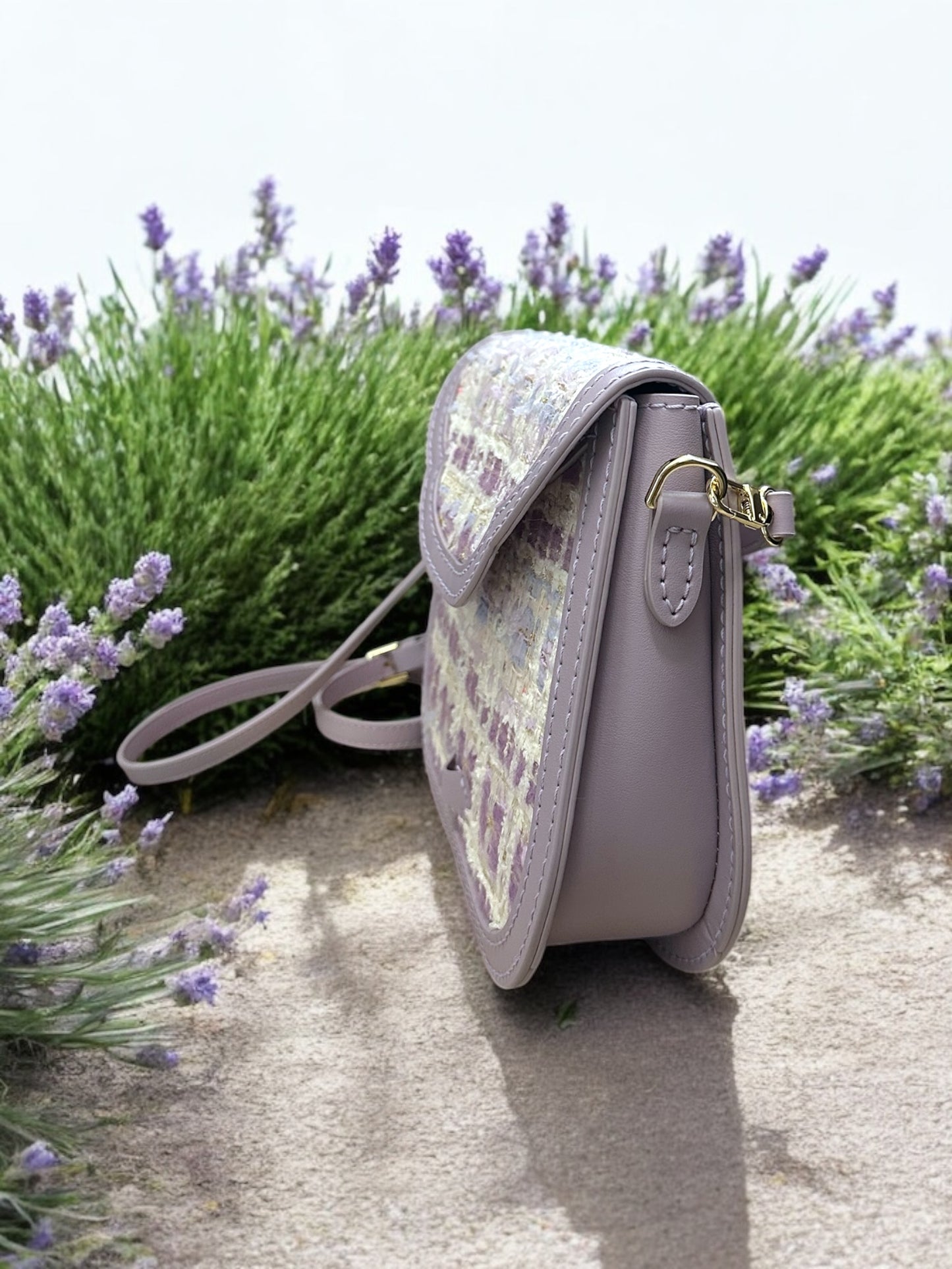 Winona - Lavender tweed