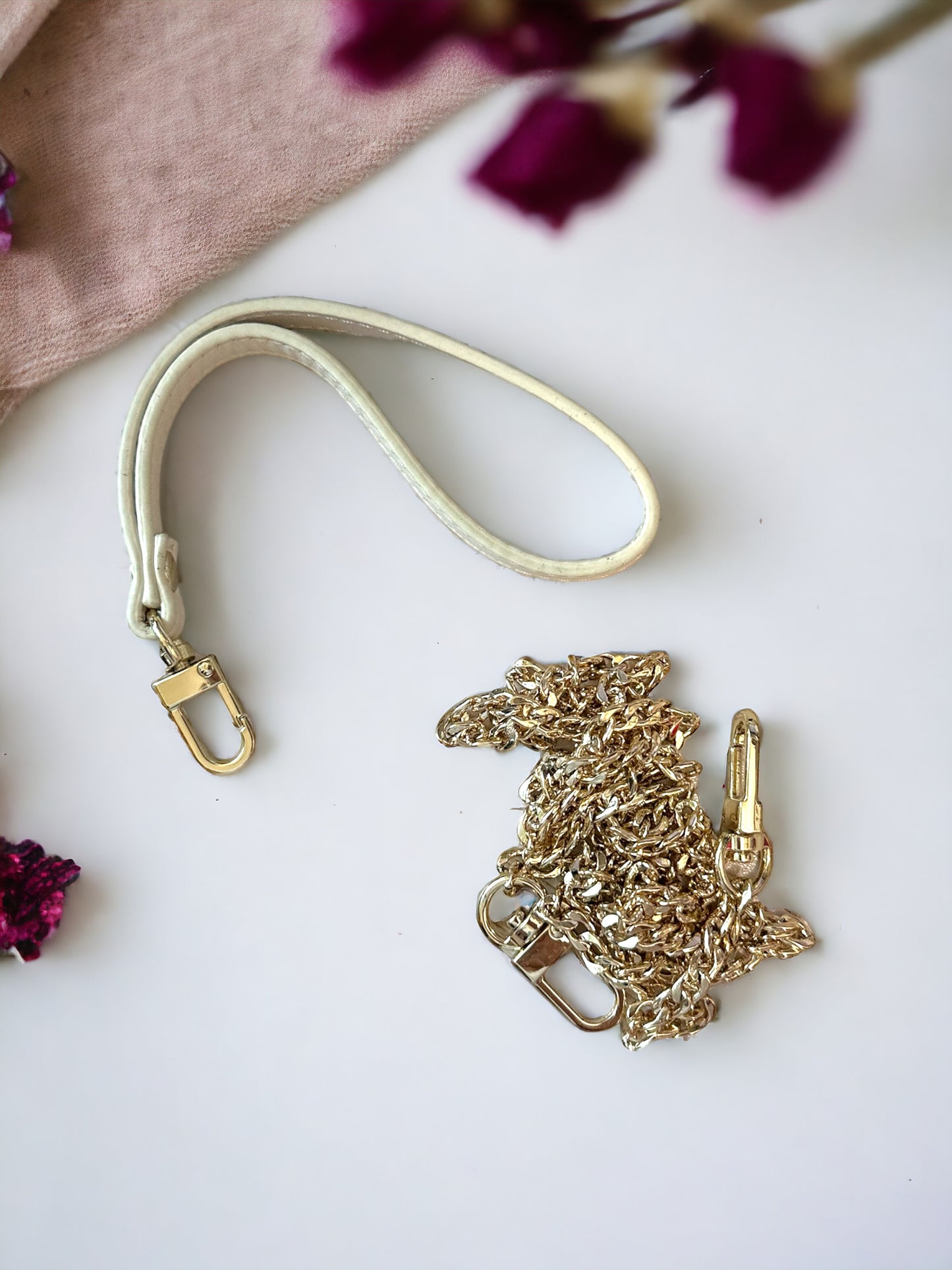 《手縫皮系列》Tess 3ways bag - Embordery flowers (H…The conrner寄賣中)