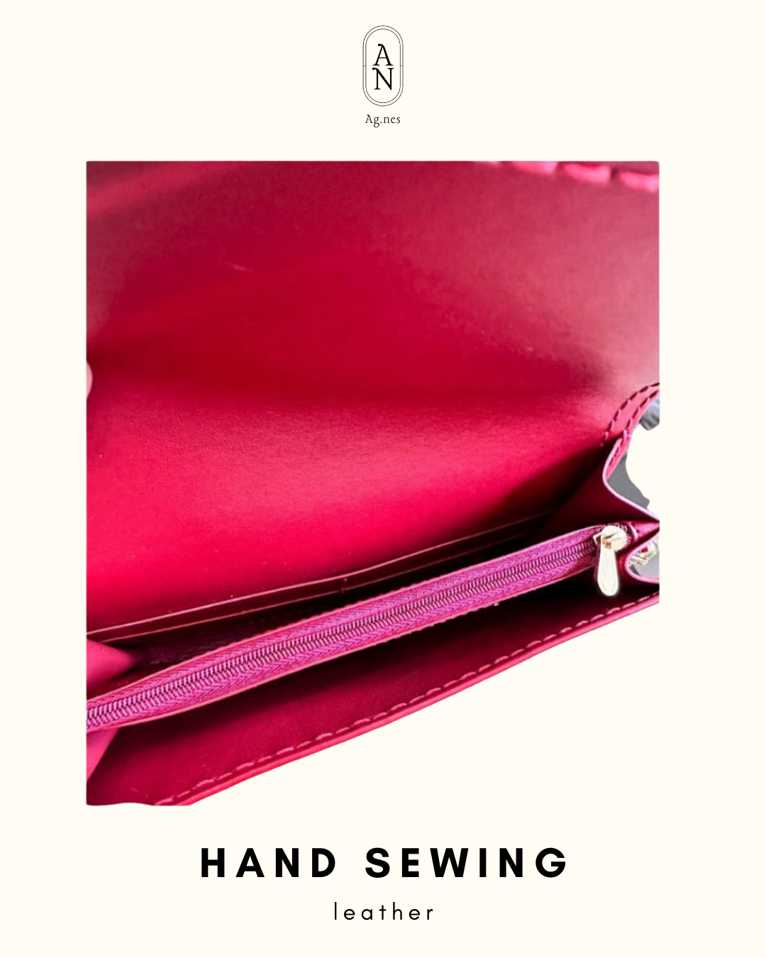 《手縫皮系列》Tess 3ways bag - Marimekko