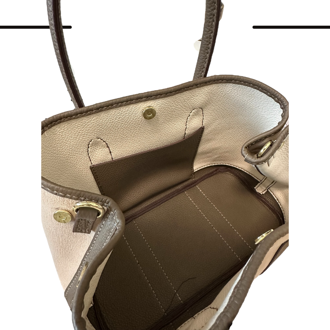 《手縫皮系列》Renee bag - Coco size L
