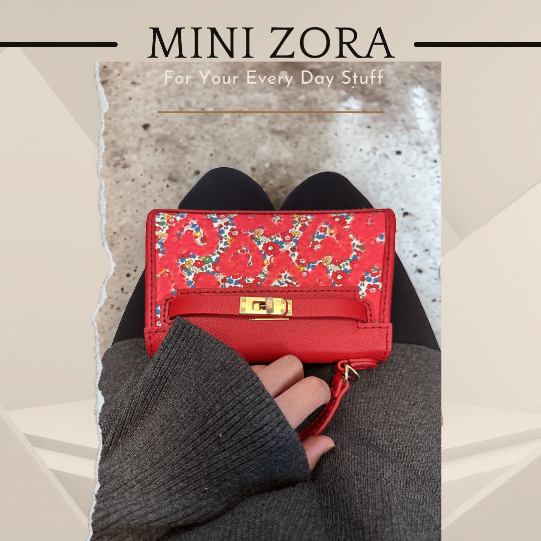 《手縫皮系列》  Zora bag - Betsy Ann Graffiti / RD （H…the corner寄賣中）