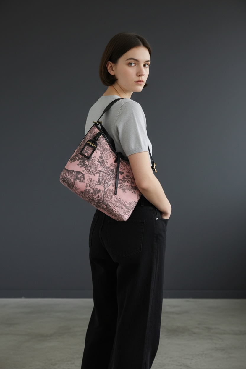 《手縫皮系列》  Nora bag - Purple Forest (@H…the corner寄賣）