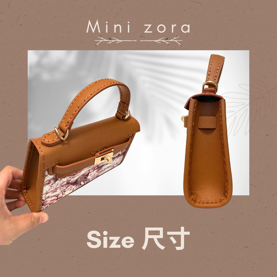 《手縫皮系列》  Zora bag 介紹