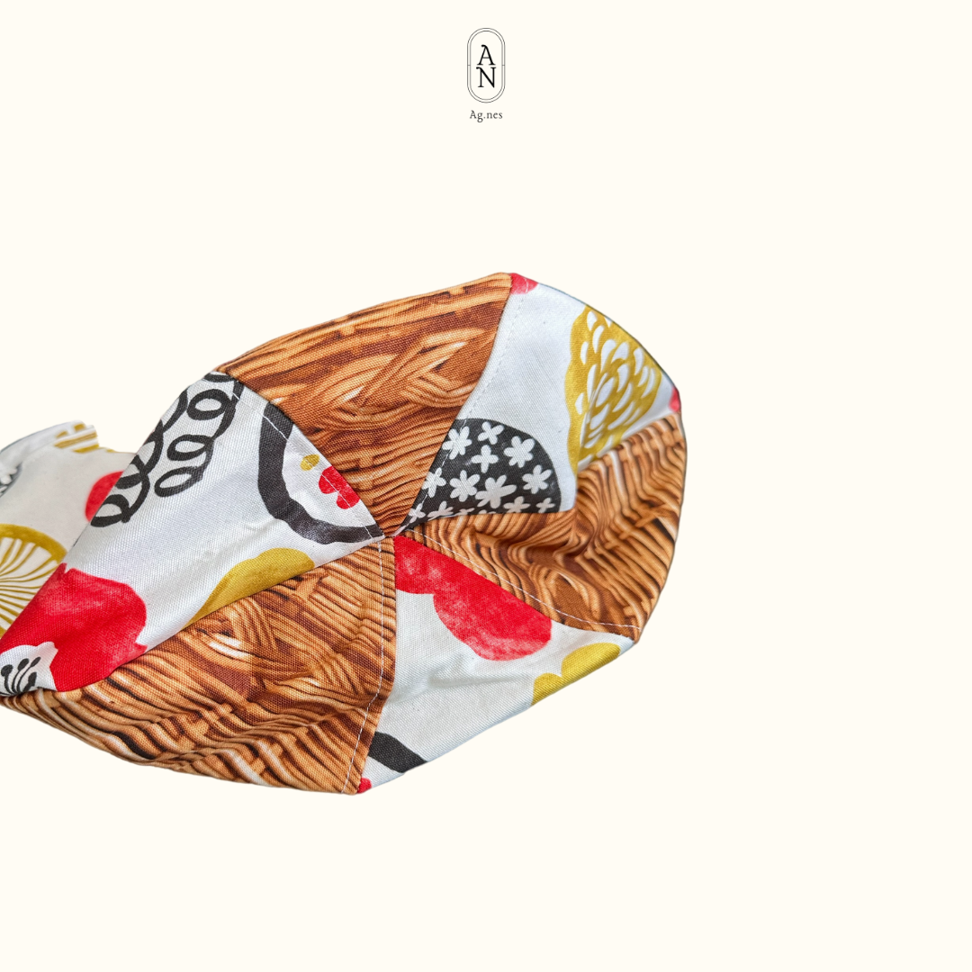 《布袋系列》立體手提拼布包 ～五色入