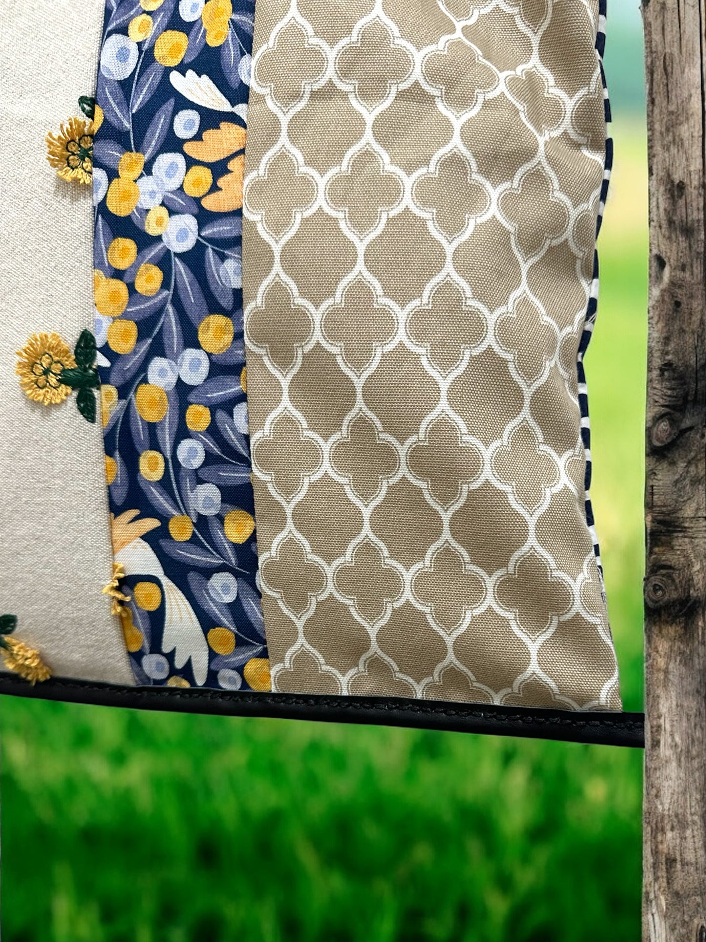Patchwork Tote bag - Blue