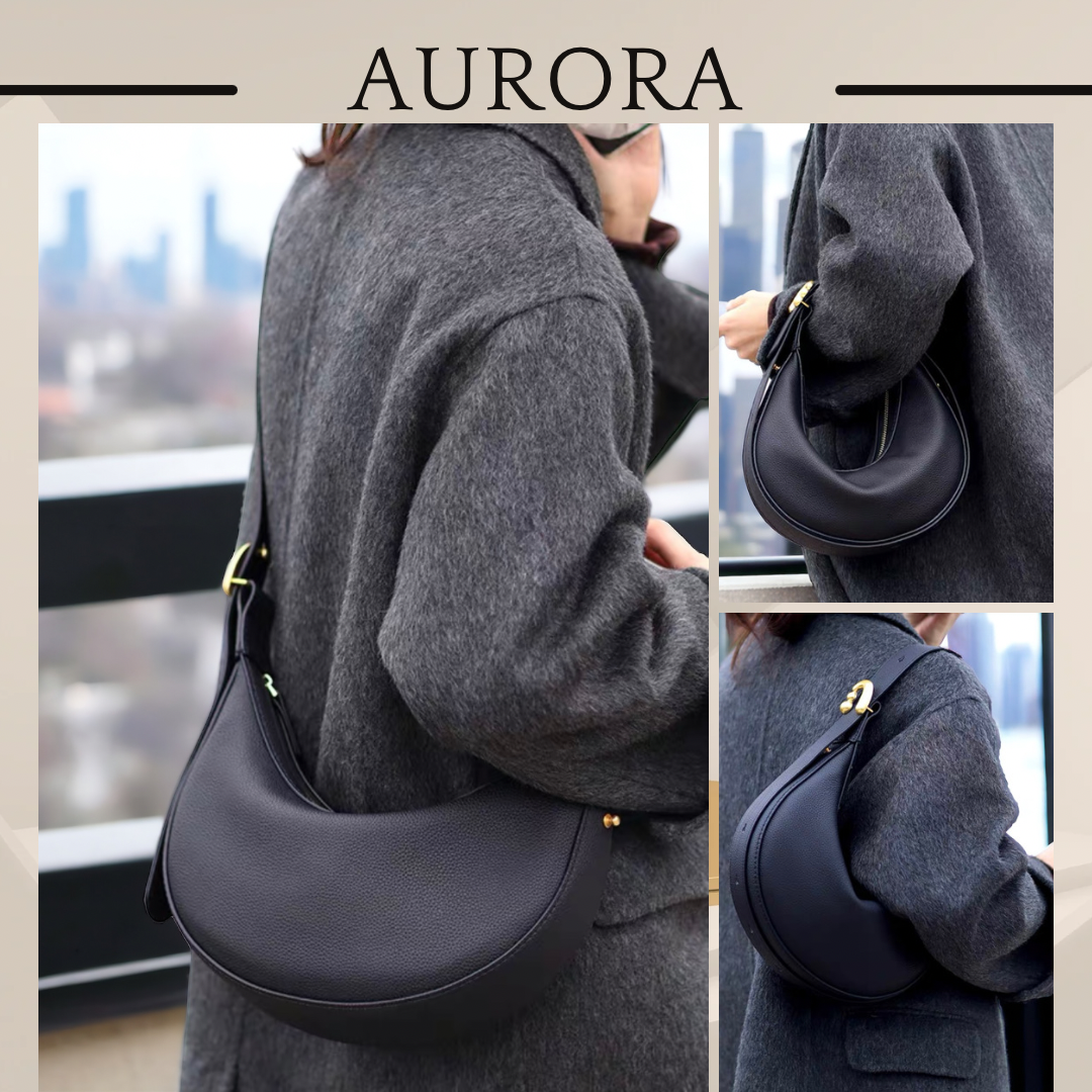 《手縫皮系列》Aurora bag - 剪花棉布
