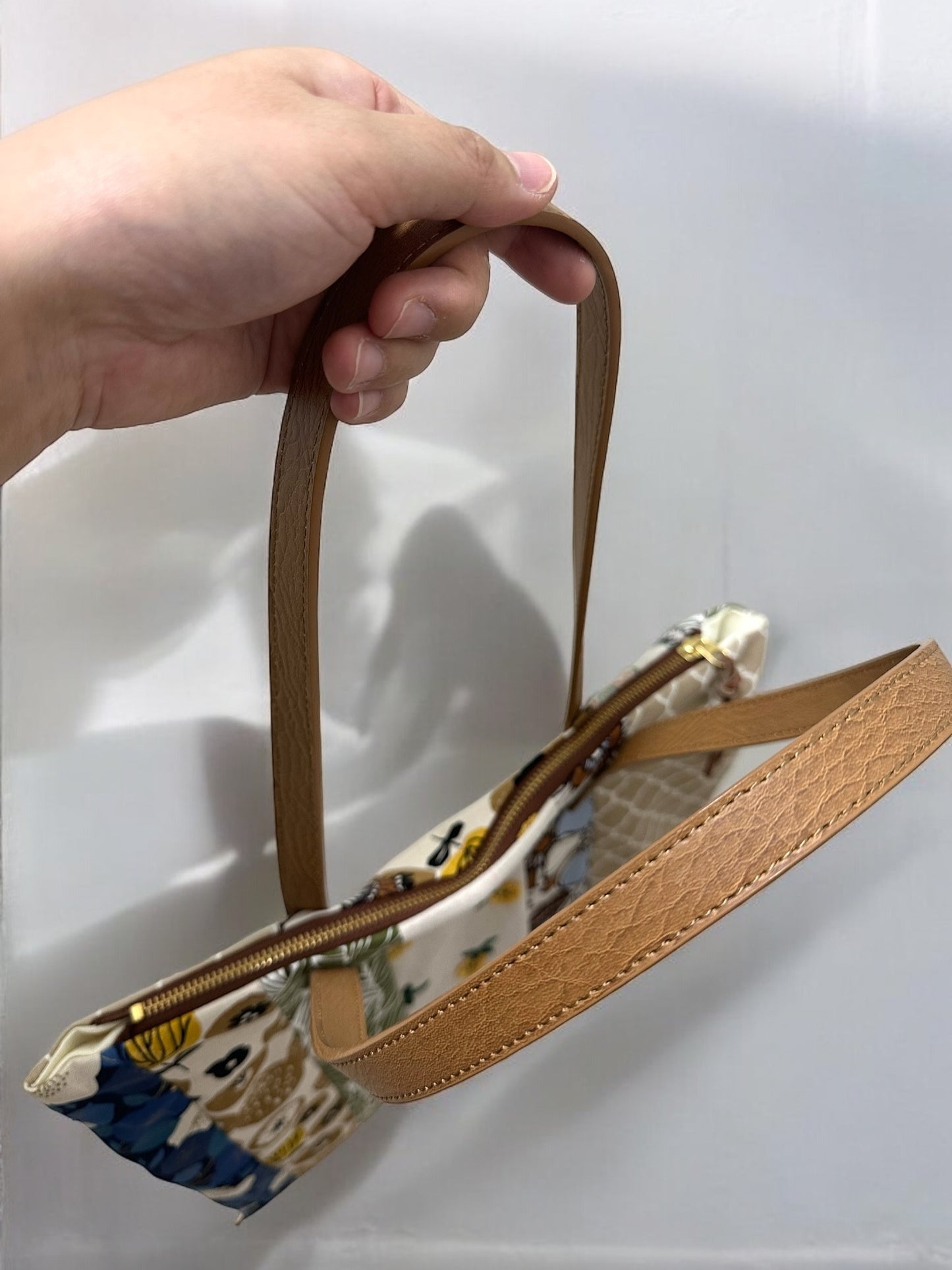 Patchwork Tote bag - Brown