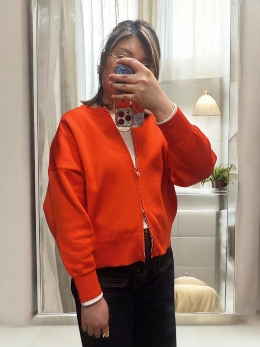 🇯🇵雙拉鏈針織Cardigan