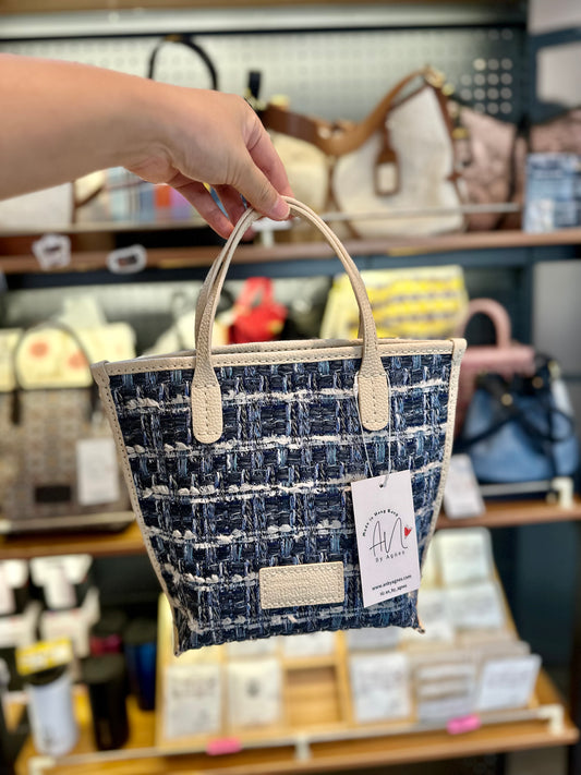 Tote bag - 藍白質感Tweed布(@H…the corner寄賣）