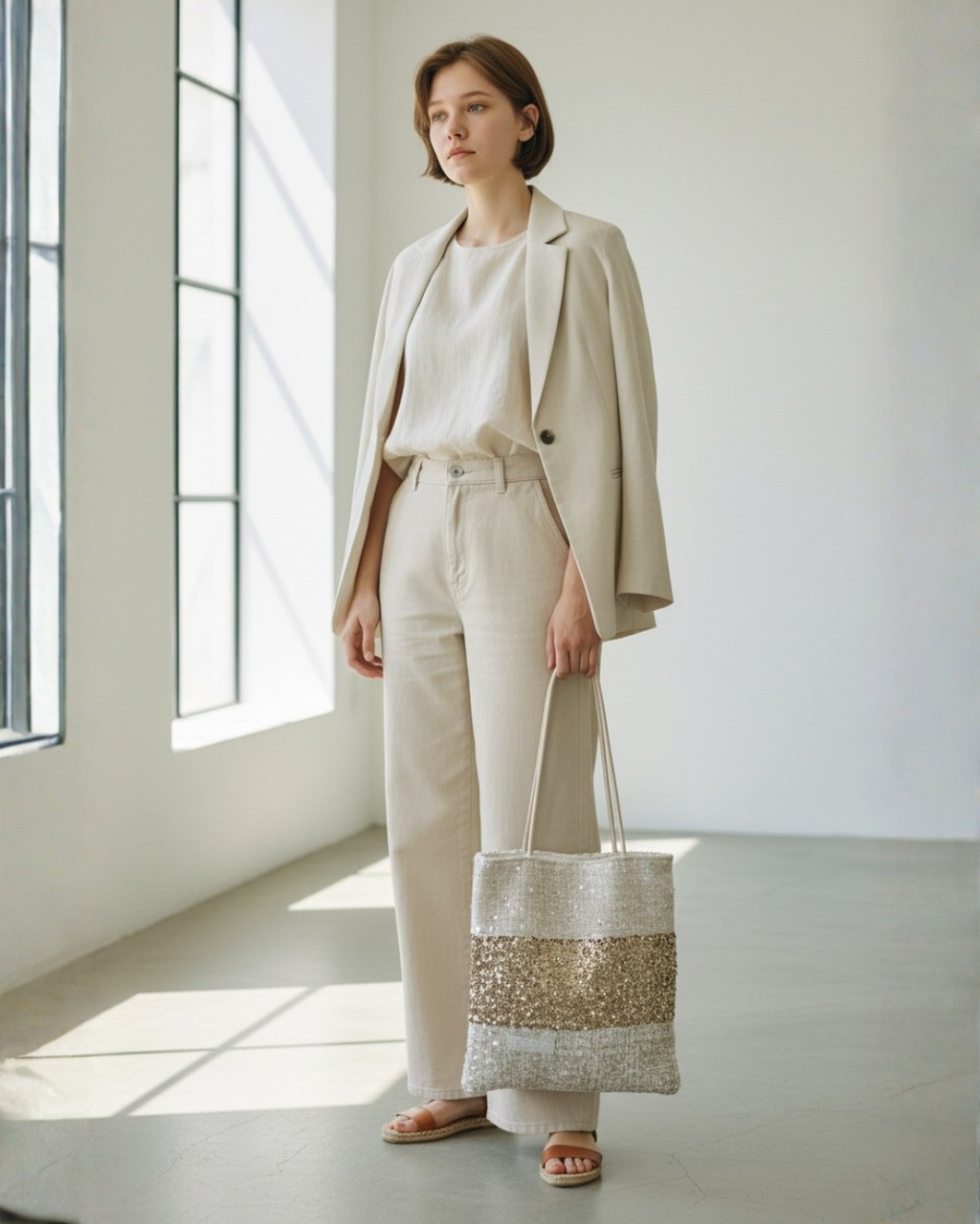 ✨Bling Bling✨ 拼布tote bag